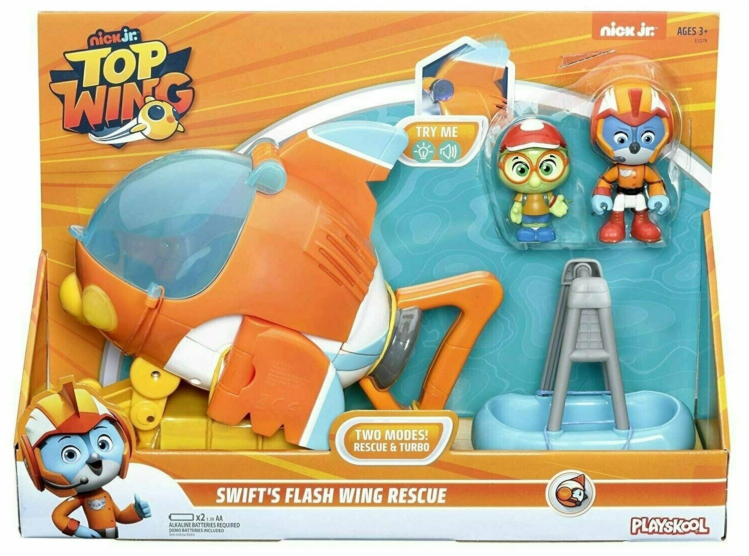 Игровой набор Hasbro Top Wing Отважные Птенцы Спасательный самолет Свифта (E5278)