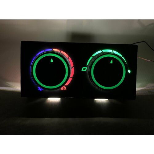 Ручки управления блоком отопителя для ваз 211021112112 старая панель с подсветкой 1790₽