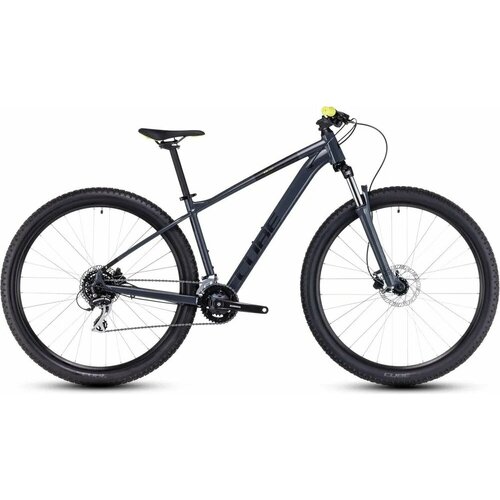 Велосипед 29 CUBE 2023 Aim Pro grey-n-flashyellow 22