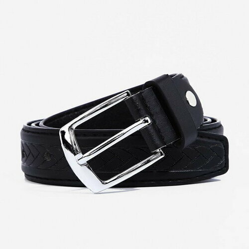 фото Ремень сима-ленд, размер 90, черный сима-лэнд