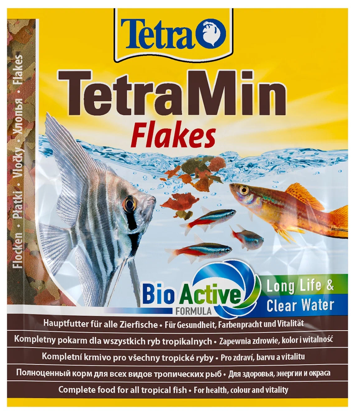 Сухой корм для рыб Tetra TetraMin flakes, 12 г x 5 шт