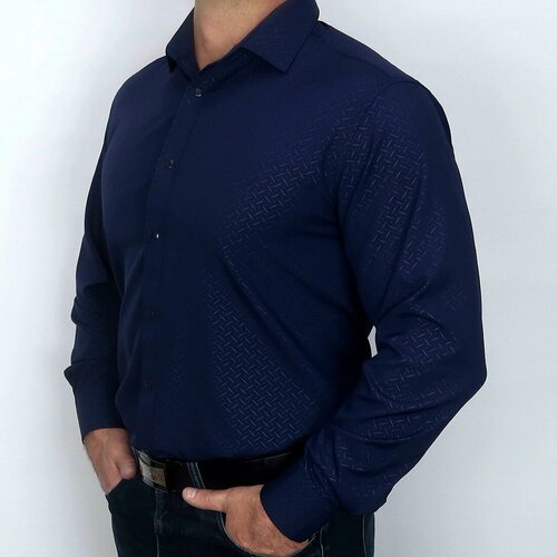 фото Рубашка westhero, размер 3xl, синий