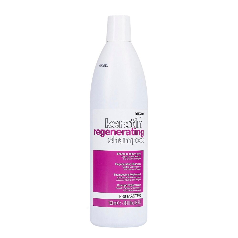 Dikson Promaster Keratin Regenerating Shampoo - Диксон Шампунь регенерирующий с кератином, 1000 мл -