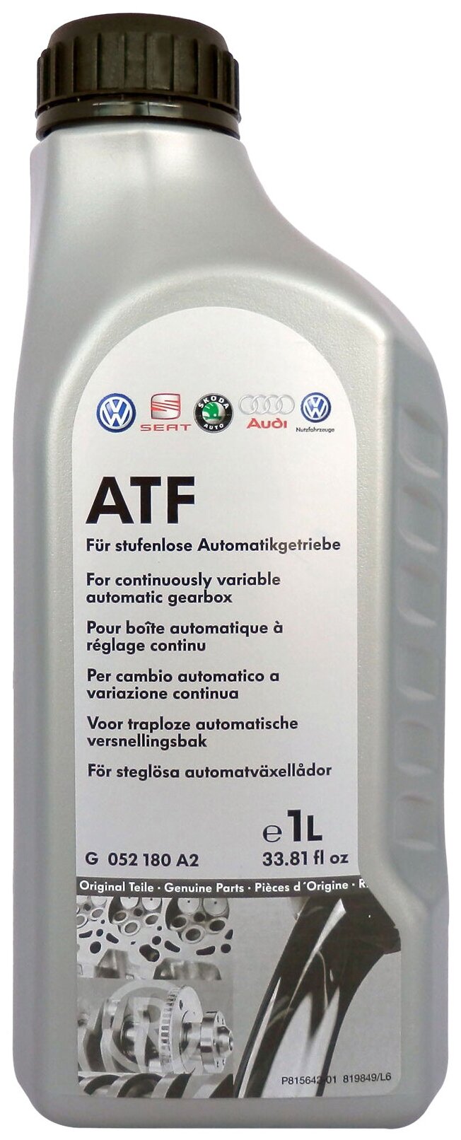 Масло Трансмиссионное Vag Atf Multitronic 1л G052180a2 VAG арт. G052180A2