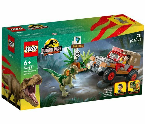 LEGO Jurassic World 76958 Засада Дилофозавра