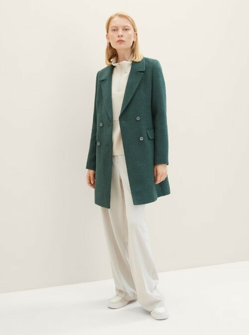 Пальто  Tom Tailor, размер XXL, зеленый
