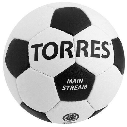 Мяч футбольный TORRES MAIN STREAM, F30184, PU, ручная сшивка, 32 панели, р. 4
