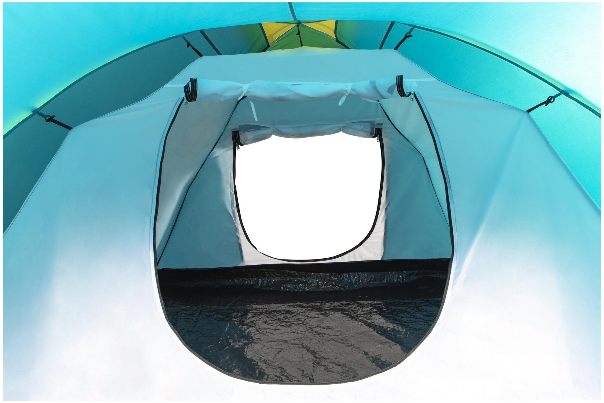 Палатка кемпинговая трехместная Bestway Activemount 3 Tent 68090, бирюзовый - фото №2