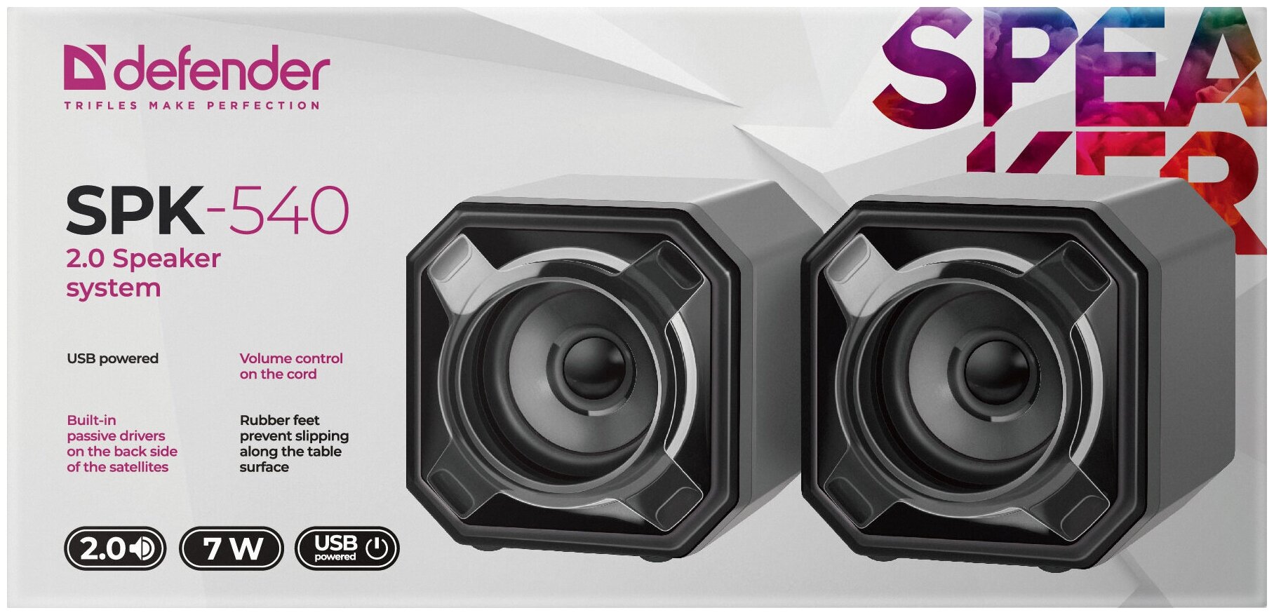 Акустическая система Defender SPK-540 черный