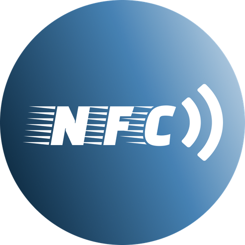 NFC Метка | NFC Наклейка синего цвета