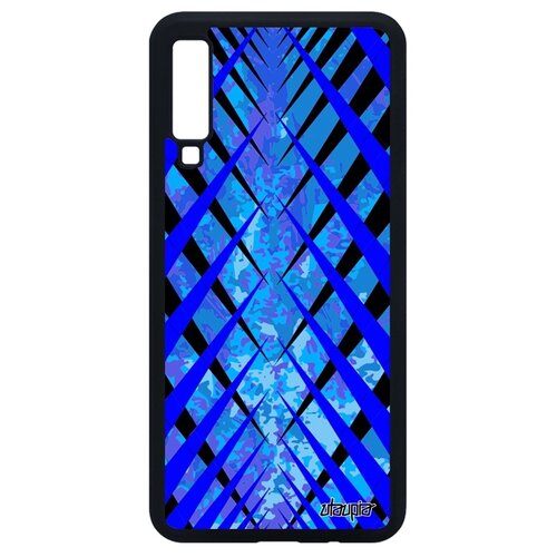 фото Чехол для galaxy a7 2018, "дизайн сталактит" ромб наледь utaupia