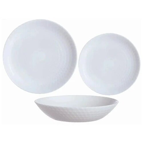 Столовый сервиз Luminarc Pampille white , 6 персон, 18 предм.