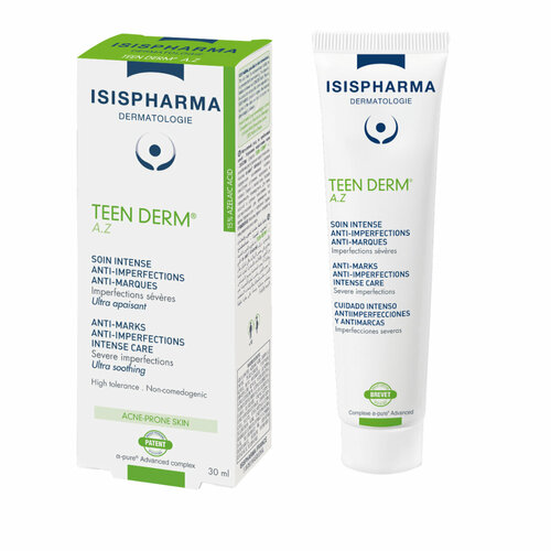 ISISPHARMA Teen Derm A.Z Крем от акне с 15% азелаиновой кислоты, 30мл