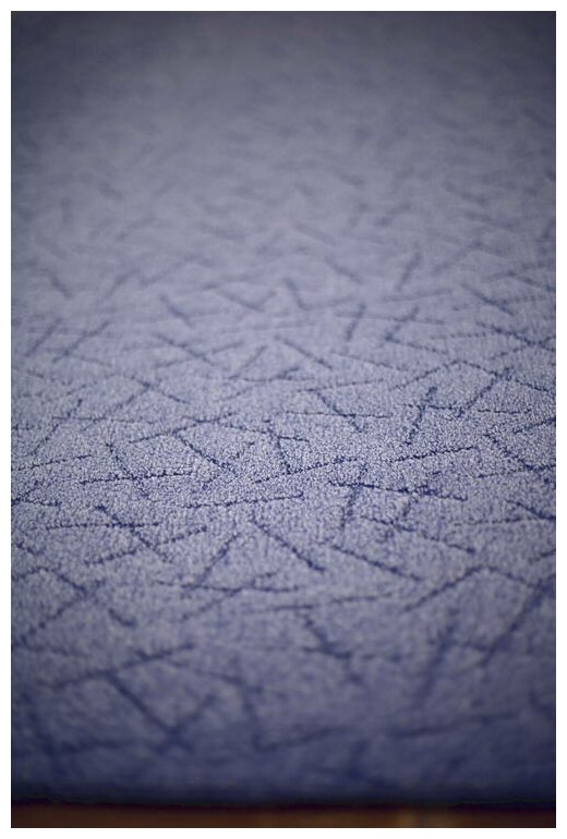 Однотонный ковер-палас Corsica 514 синий 2 x 3 м. - фотография № 2