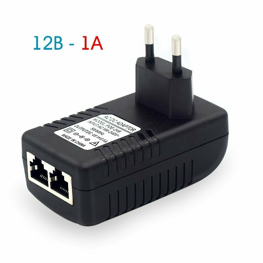 Адаптер питания (12B 1000mA POE+LAN) Орбита OT-APB116 Черный