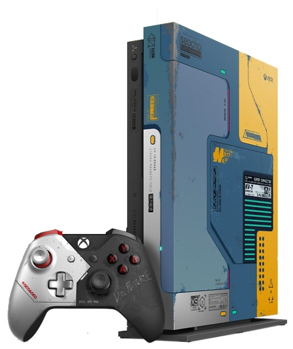 Игровая приставка Microsoft Xbox One X 1 ТБ Cyberpunk 2077 Limited Edition