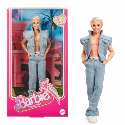 HRF27 denim barbie комплект одежды для кена cfy02 dwg76 синий коричневый