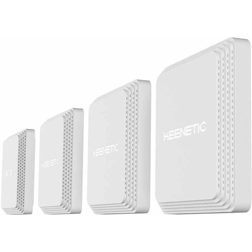 Wi-Fi система Keenetic Voyager Pro 4-Pack 802.11ax 1775Mbps 2.4 ГГц 5 ГГц 2xLAN белый KN-3510