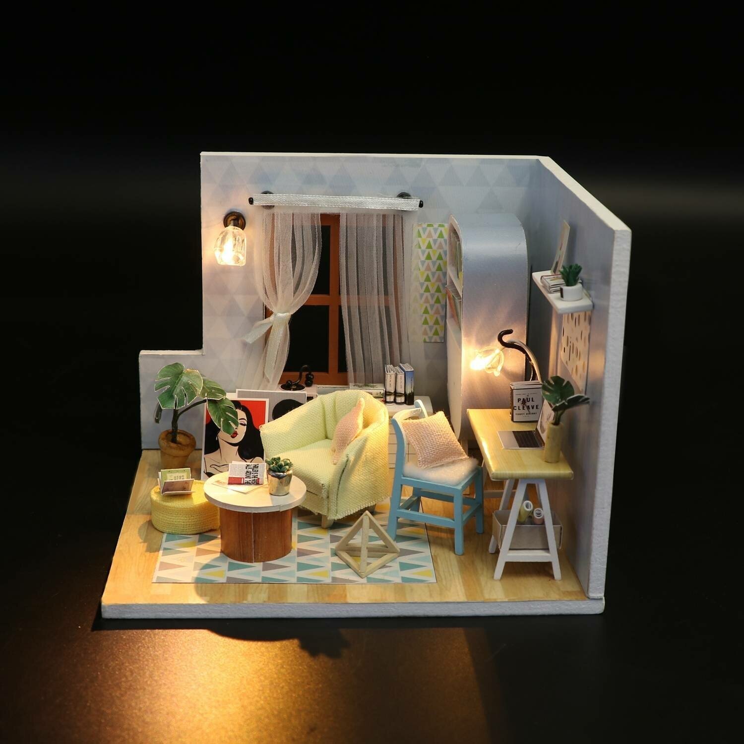 DIY Mini House В стиле "Ретро" S903 Diy House - фото №13