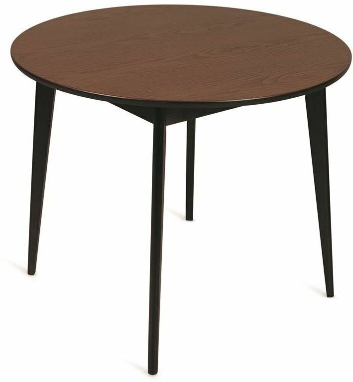 фото Стол обеденный Рэй-d900 деревянный венге/средний тон