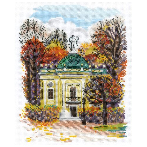 фото Риолис набор для вышивания усадьба кусково. эрмитаж 18 х 22 см (1760)