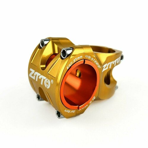 Вынос руля ZTTO Bar Bore 31.8-35 мм, длина 35 мм, золотой