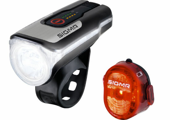Комплект фара SIGMA Aura 80 + фонарь Nugget II