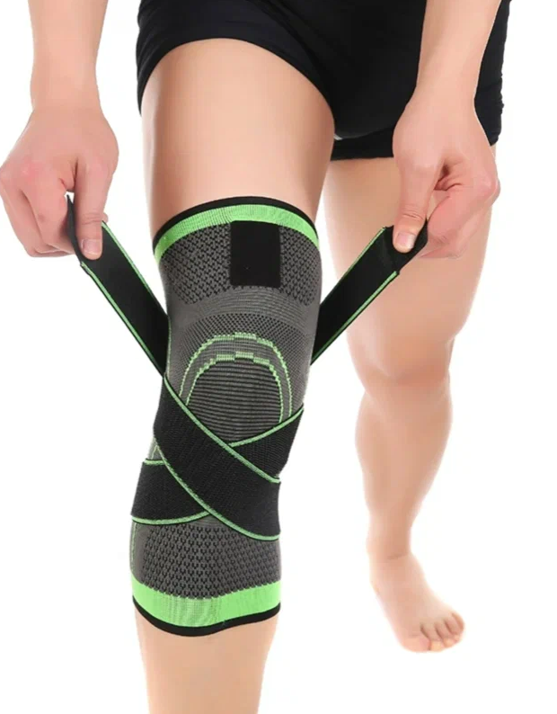 Наколенник компрессионный / бандаж спортивный / ортез на коленный сустав, размер L