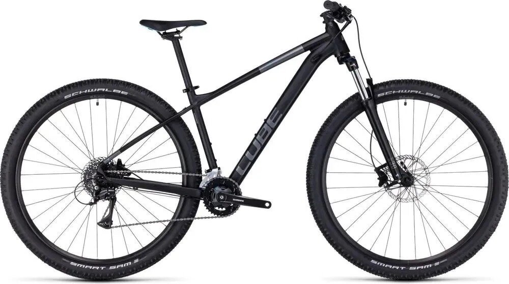 Велосипед 29" CUBE 2023 Aim Race black-n-azure 24"