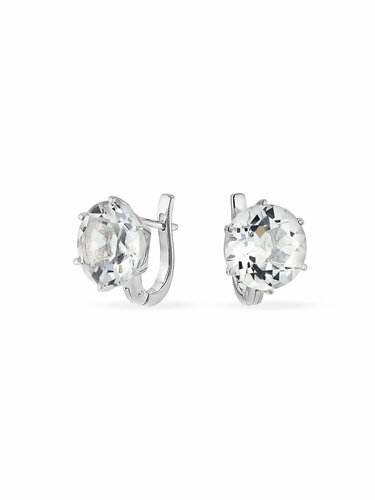 Серьги Кристалл Мечты, серебро, 925 проба, горный хрусталь — купить в ...