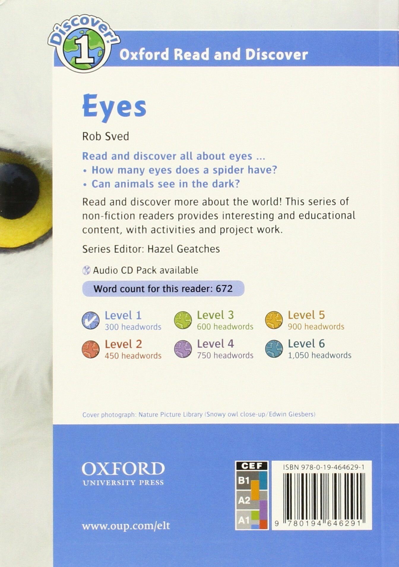 Oxford Read and Discover. Level 1. Eyes - фото №2