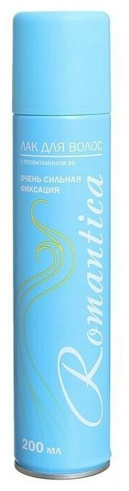 Лак для волос очень сильная фиксация с провитамином В5, 200 мл