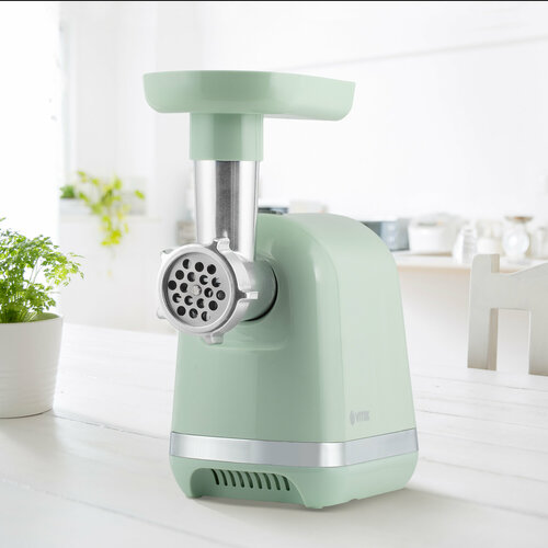 Мясорубка электрическая 1800ВТ 1СК РЕВЕРС 2 перф диска 1 НАС терка пласт VITEK новинка 776100₽