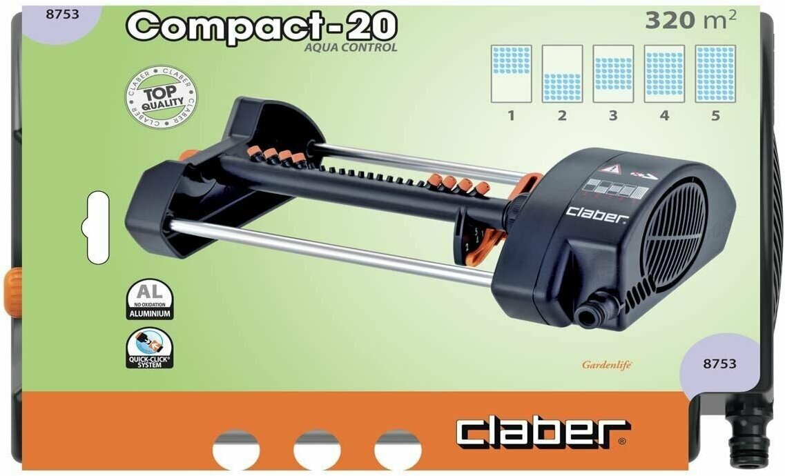 Дождеватель осциллирующий CLABER COMPACT-20 AQUA CONTROL - фотография № 13