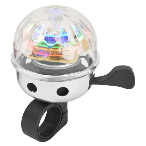 Звонок велосипедный Stels JH-4242 с подсветкой Серебряный 210083 LU051581 1958₽
