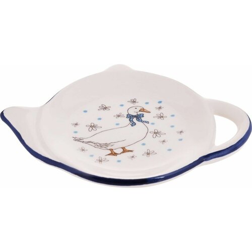 Подставка для чайных пакетиков HOMECLUB GOOSE, керамика, Арт. FJ0014, - 4 шт.
