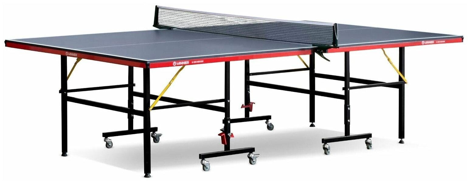 Теннисный стол складной для помещений Winner S-200 Indoor 274×152.5×76 см с сеткой