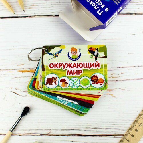 Плакат в кармане Выручалкин. Карточки Окружающий мир домашний тренажер 3 класс русский язык математика