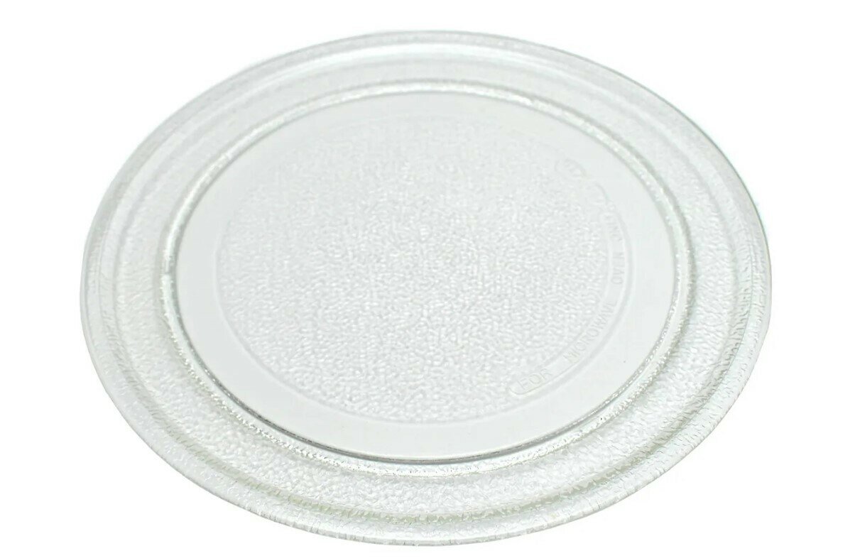 Тарелка для СВЧ микроволновой печи LG без крепления плоская, диаметр 245 мм