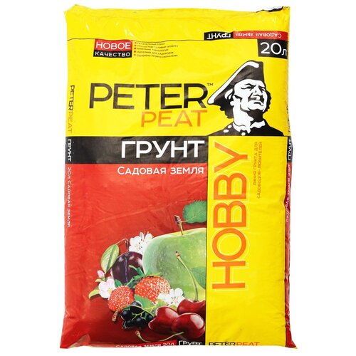 Грунт PETER PEAT Линия Hobby Садовая земля, 20 л, 7.2 кг грунт peter peat линия hobby универсальный 50 л 20 кг