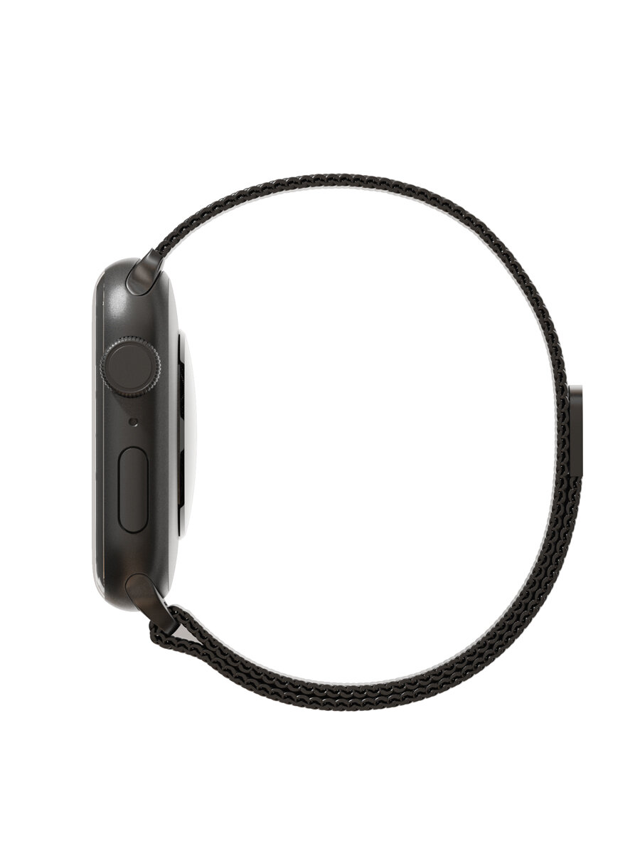 Ремешок VLP Ремешок из нержавеющей стали сетчатый vlp для Apple Watch 42/44/45, черный - фотография № 5