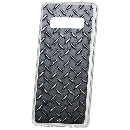 фото Чехол на samsung galaxy s10+ kruche print сталь