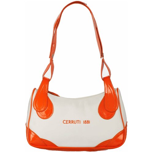 Сумка CERRUTI 1881 Summer Orange, 7х16 см, натуральная кожа.