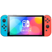 Игровая приставка Nintendo Switch OLED 64 ГБ, без игр, сине-красная