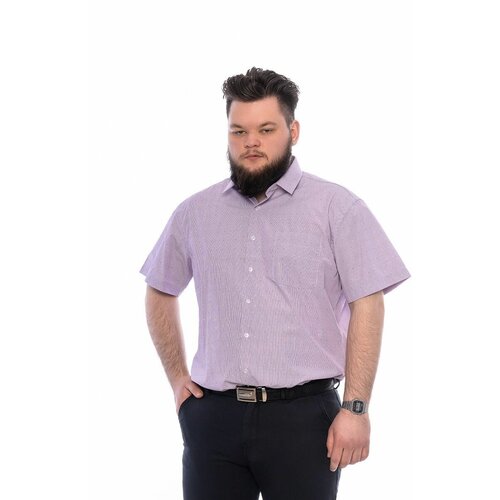 фото Рубашка imperator, размер 52/l (178-186, 42 ворот), фиолетовый