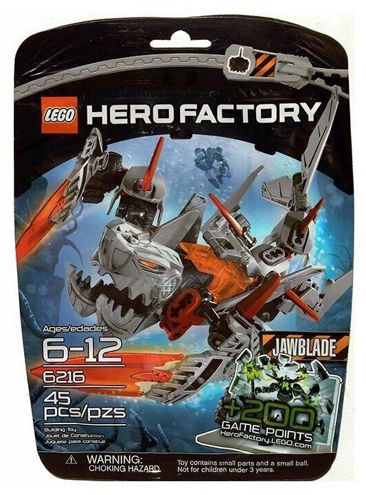 Конструктор LEGO Hero Factory 6216 Джоблейд, 45 дет.