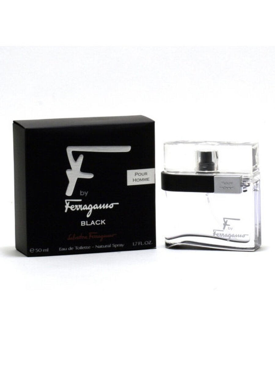 Salvatore Ferragamo F by Ferragamo Black Pour Homme 50 ml
