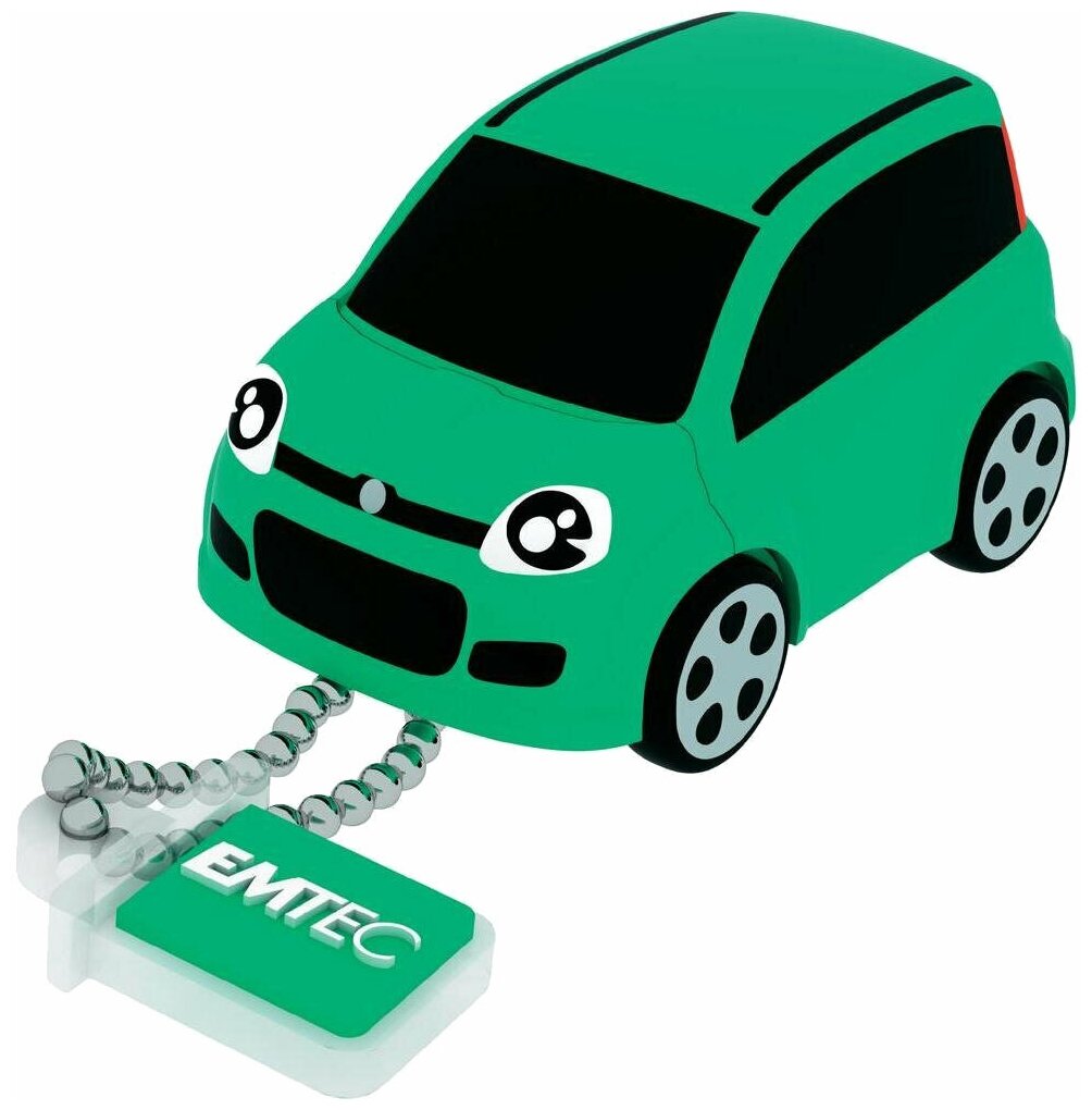 Флешка Emtec F103 Fiat Panda 8Gb Green