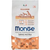 Сухой корм Monge Dog Speciality Line Monoprotein Puppy&Junior корм для щенков всех пород, из лосося с рисом 2,5 кг (33182)