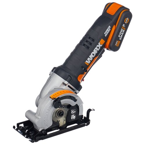 фото Дисковая пила Worx WX527 2.0Ач х1 коробка